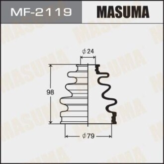 Пильник шруса наружного Mazda 6 (12-)/ Toyota Corolla (00-06), Prius (00-05) MASUMA MF2119