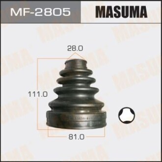 Пильовик ШРУСу внутрішнього Toyota FJ Cruiser (06-09), Land Cruiser Prado (02-09) MASUMA MF2805