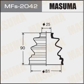 Пыльник ШРУСа наружный(силикон) Mitsubishi L200 (05-), Pajero (00-06), Pajero Sport (09-) MASUMA MFS2042