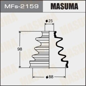 Пильовик ШРКШ зовнішнього (силікон) Toyota Camry (01-05), Prius (09-15) (MFs-2159) MASUMA MFs2159