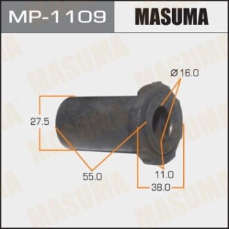 Втулка ресора верхня Mitsubishi L200 (05-) (Кратно 2 шт) MASUMA MP1109