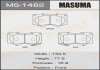 Колодка гальмівна передня Mitsubishi Pajero (06-)/ Toyota Hilux (11-), Land Cruiser Prado (02-09) MASUMA MS1482 (фото 1)