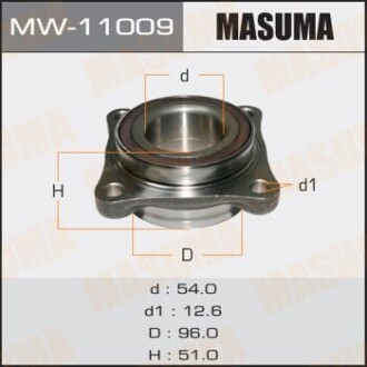 Маточина колеса (MW-11009) MASUMA MW11009