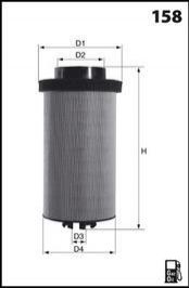 Фільтр палива (аналог95036E/KX73/1D) MECAFILTER ELG5543