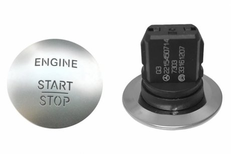 Кнопка увімкнення запалювання START-STOP для Keyless Go MERCEDES-BENZ A2215450714 (фото 1)