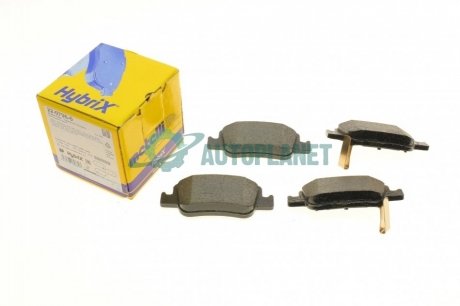 Комплект гальмівних колодок (дискових) (задніх) Toyota Auris 06-18/Corolla 06-19 Metelli 22-0796-0