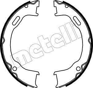 Колодки ручника Jeep Cherokee/Wrangler 01-08 (184x31) Metelli 53-0364