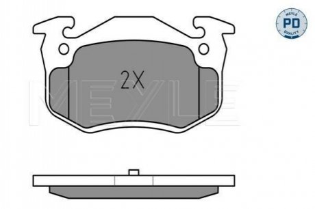 Тормозные колодки (задние) Citroen Saxo/Xsara/Peugeot 105/205/206/306/309 84- (Bendix) MEYLE 025 209 7311/PD (фото 1)