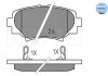 Колодки гальмівні (задні) Mazda 3 III 13- MEYLE 025 258 7814 (фото 1)