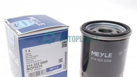 Фільтр масляний Fiat Doblo 1.2/1.4 00-/Opel Combo 1.4 12- MEYLE 214 322 0008 (фото 1)