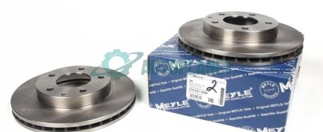 Диск гальмівний (передній) Mazda 6/MX-6 1.8-2.0 92-02 (258x24) MEYLE 715 521 7028 (фото 1)
