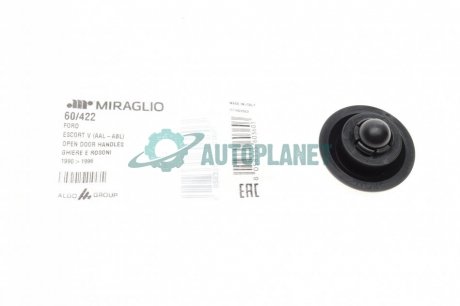 Кнопка обмежувача дверей (задніх) Fiat Ducato/Citroen Jumper 06- (черна) MIRAGLIO 60/422 (фото 1)