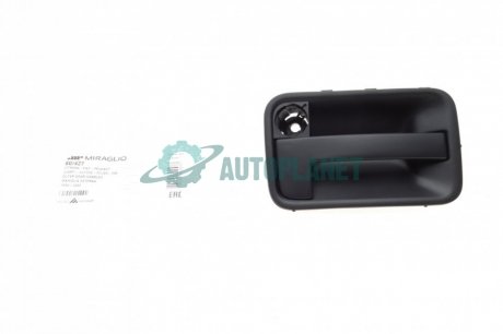 Ручка дверей (передніх/ззовні) (L) Fiat Scudo/Citroen Jumpy 96-06 (з ключом/без серцевинивини) MIRAGLIO 80/427 (фото 1)