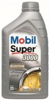 Моторна олива Super 3000 5W40, 1л MOBIL 150564