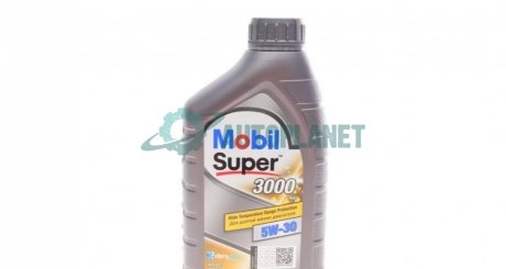 Моторное масло Super 3000 XE 5W-30, 1л MOBIL 151456 (фото 1)