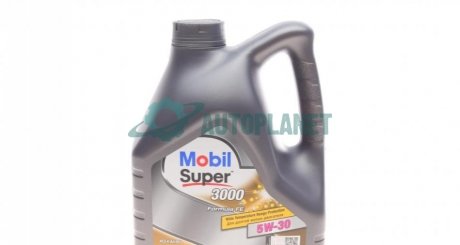 Моторное масло Super 3000 X1 Formula FE 5W-30, 4л MOBIL 152564