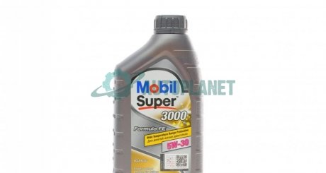 Моторное масло Super 3000 X1 Formula FE 5W-30, 1л MOBIL 152565 (фото 1)