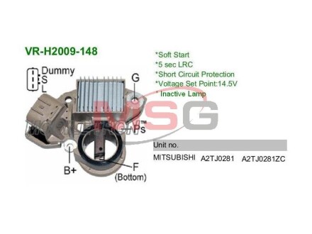 Регулятор напруги генератора MOBILETRON VRH2009148