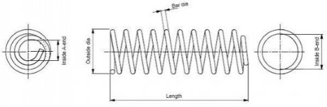 Пружина MONROE SP3854