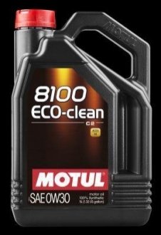 Олива мот 0W30 5L 8100 ECO-CLEAN WSS M2C 950A/9.55535-GS1 =868051 MOTUL 102889