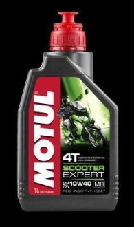 Олива моторна Scooter Expert 4T 10W-40 MB 1л MOTUL 105935