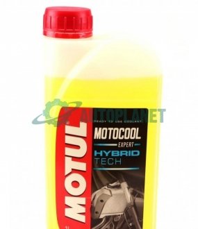 Антифриз (жовтий) Motocool Expert -37°C (1л) Hybrid Tech (105914) MOTUL 818701