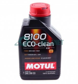Олива 0W30 ECO-Clean 8100 (1л) (Toyota/Honda/Subaru) 102888 MOTUL 868011