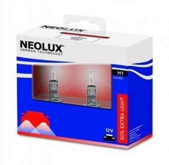 Лампа H1 55W 12V P14.5S NEOLX DUO BOX NEOLUX N448EL-SCB