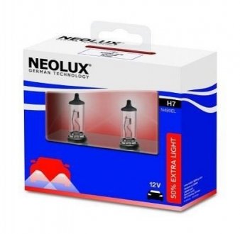 Лампа H7 55W 12V PX26d +50% DUO BOX NEOLUX N499EL-SCB (фото 1)