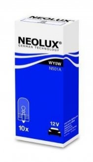 Лампа допоміжн. освітлення WY5W 12V 5W W2,1x9,5d (вир-во) NEOLUX N501A