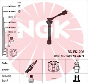 Комплект дротів запалювання NGK 44274 (фото 1)