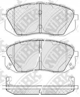 КОЛОДКИ ГАЛЬМ. NiBK PN0052