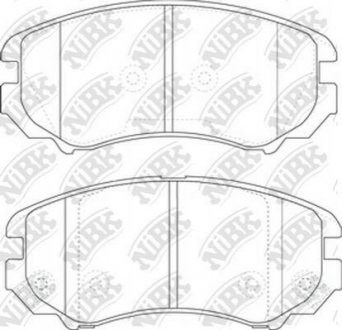 КОЛОДКИ ГАЛЬМ. NiBK PN0377