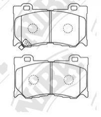 Колодки тормозов. NiBK PN0389