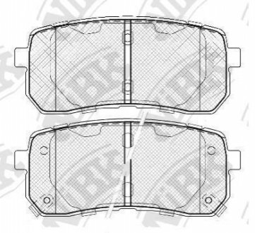 Колодки тормозов. NiBK PN0457