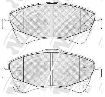 Колодки тормозов. NiBK PN1837