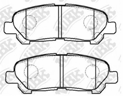 КОЛОДКИ ГАЛЬМ. NiBK PN1848
