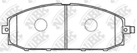 Колодки тормозов. NiBK PN2413