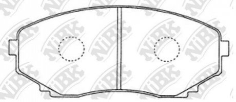Колодки тормозов. NiBK PN5376