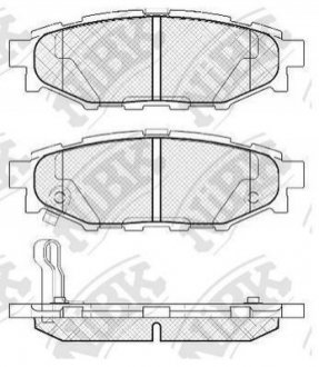 Колодки тормозов. NiBK PN7501