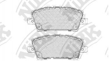 Колодки тормозов. NiBK PN8866