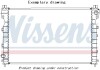 Радіатор охолодження двигуна NISSENS 606517 (фото 1)