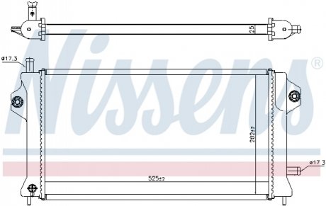 Радиатор NISSENS 606529