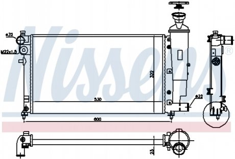 Радиатор NISSENS 61276