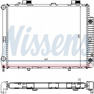 Радіатор NISSENS 62666A