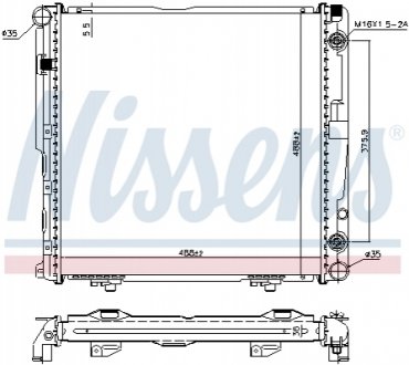 Радіатор NISSENS 62751A