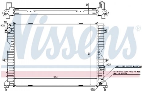 Радіатор NISSENS 64312A