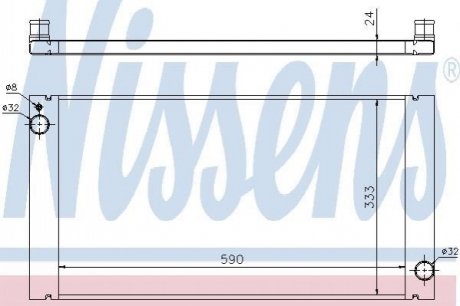 Радиатор NISSENS 69705