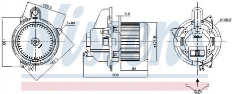 Вентилятор салону NISSENS 87501