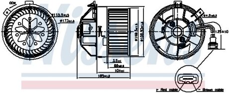 Вентилятор салону NISSENS 87704